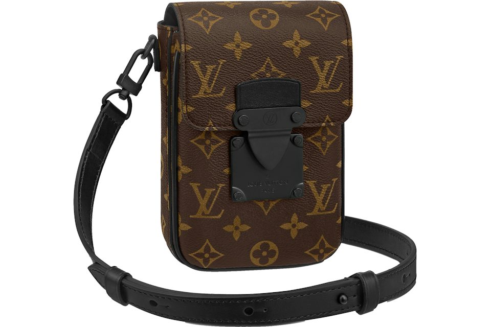 Louis Vuitton S-Lock Vertical Wearable Wallet Monogram Macassar