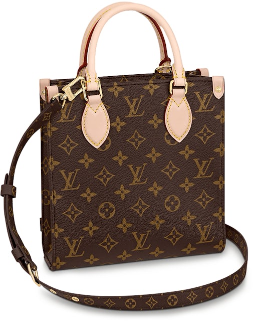 Louis Vuitton Sac Plat BB Bag Monogram Brown/Natural in Coated Canvas with  Gold-tone - US