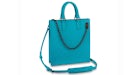 Louis Vuitton Sac Plat Messenger Monogram Taurillon Turquoise