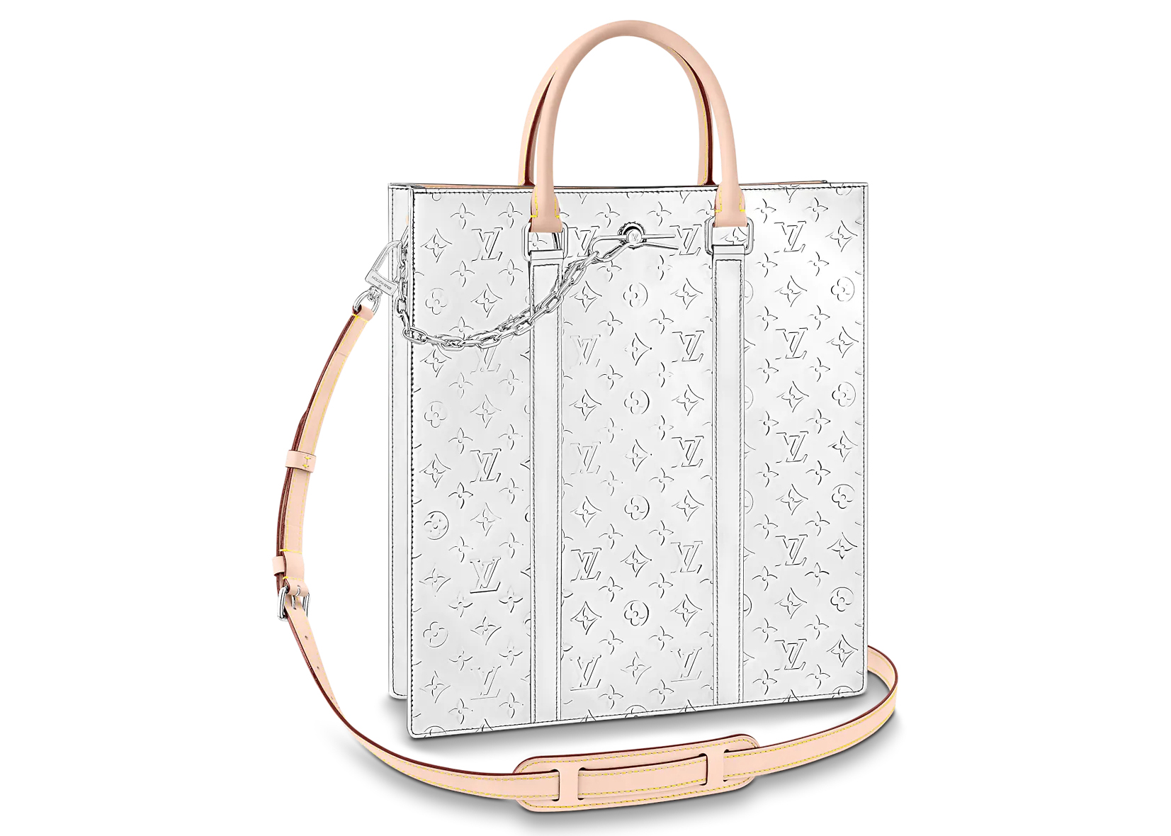 Louis Vuitton Sac Plat PM Monogram Canvas Twoway Shoulder Handbag M45848  55579  eBay