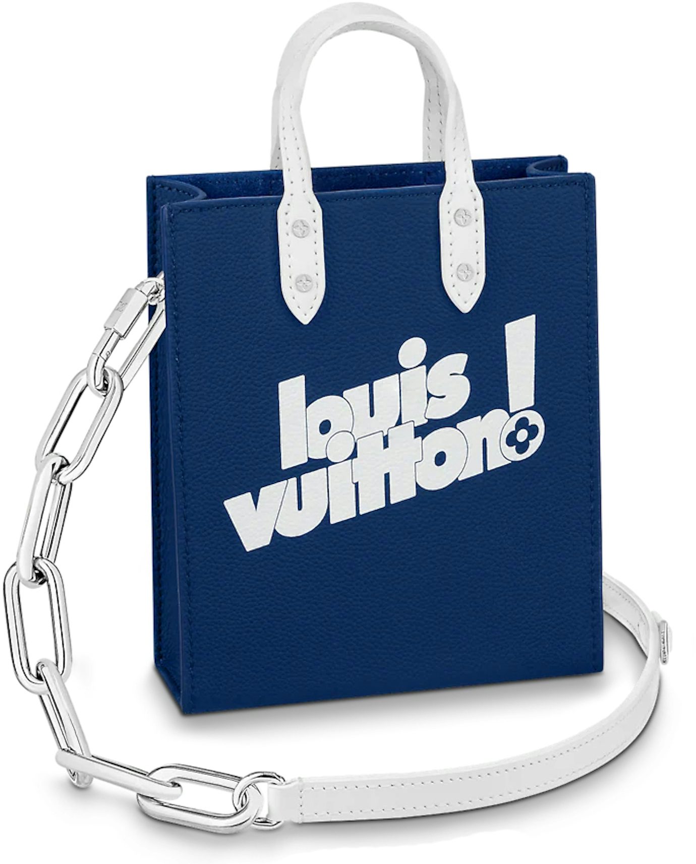 Louis Vuitton Sac Plat XS Shoulder Bag Monogram Blue