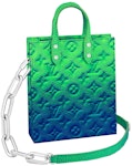 Louis Vuitton Sac Plat XS Taurillon Illusion Blue/Green