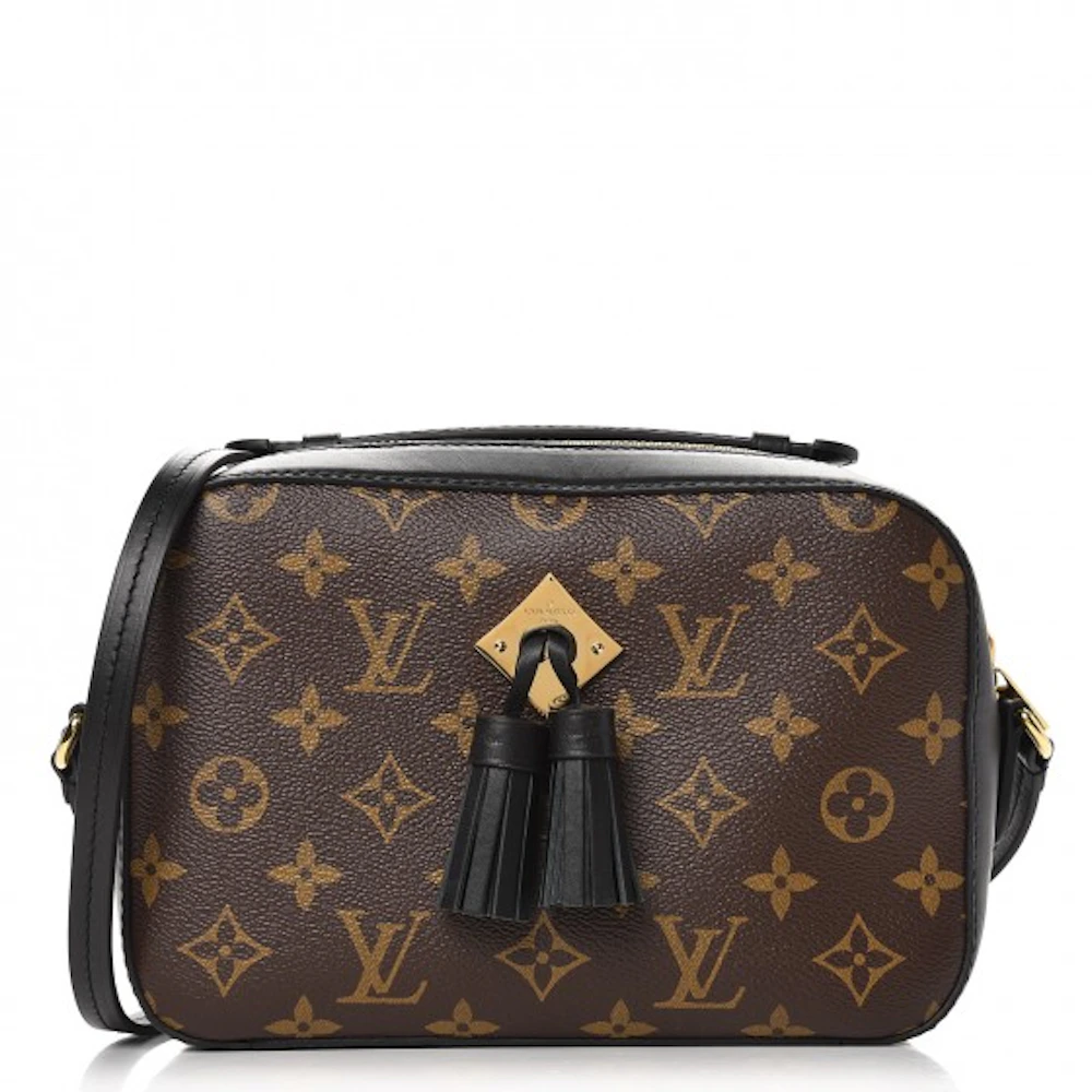 What Goes Around Comes Around Louis Vuitton Black AB Monogram Saintonge  Camera Bag