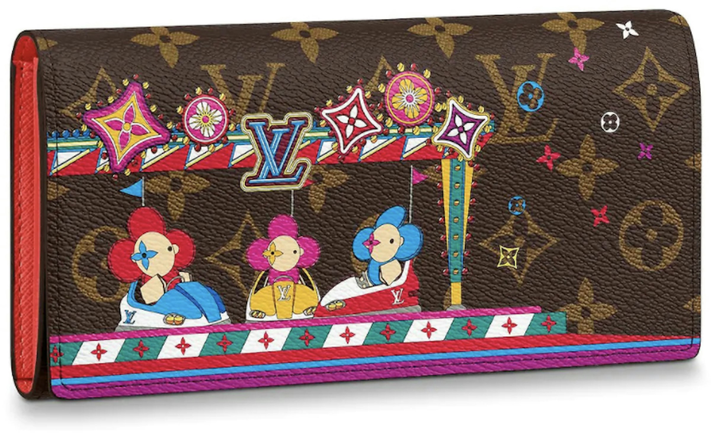 Louis Vuitton Brazza Wallet (16 Card Slot) Clouds Monogram Blue in Coated  Canvas - US