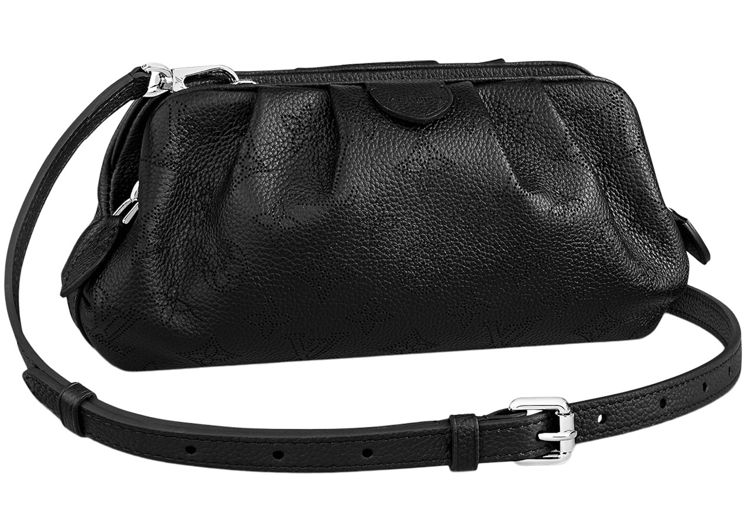 Louis Vuitton Scala Pouch Mini Mahina Perforated Black in Calf Leather with  Silver-tone - US