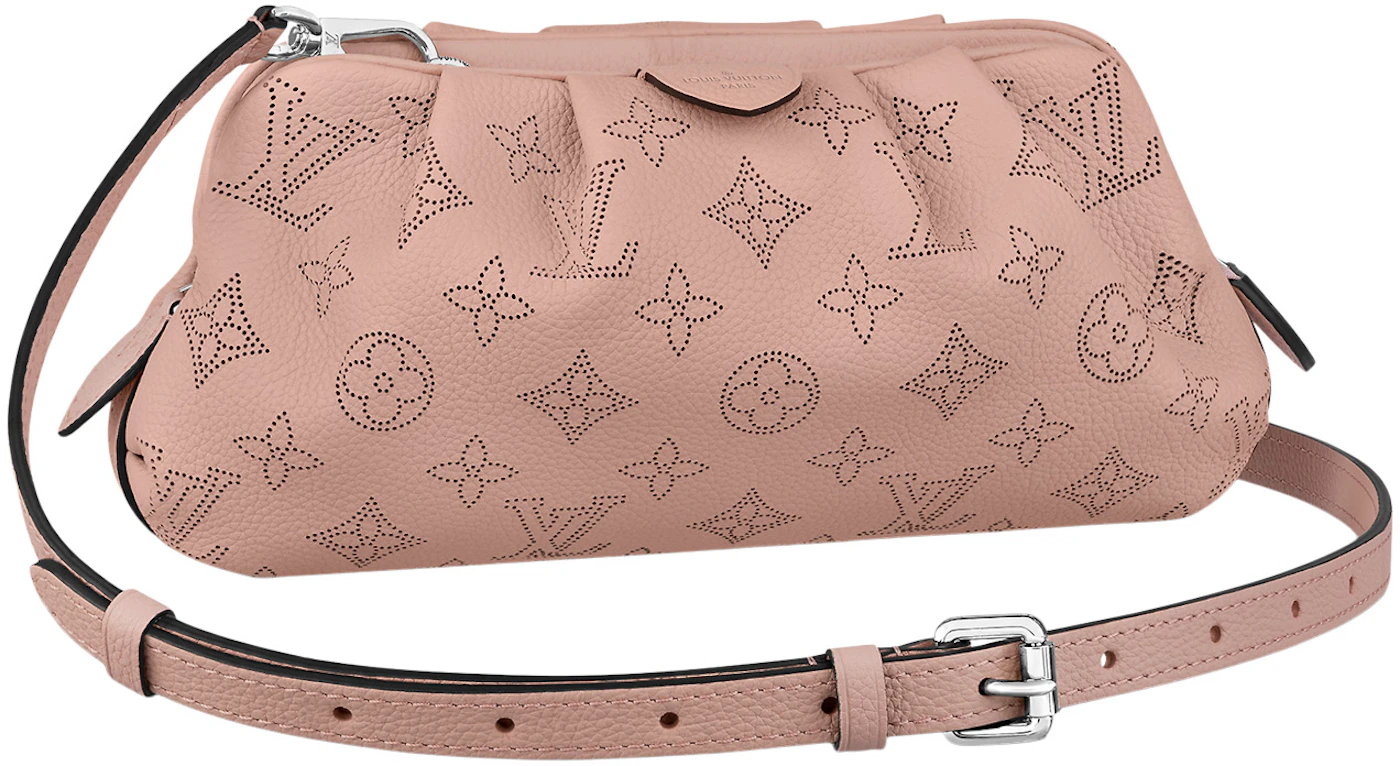 Louis Vuitton Scala Pouch Mini Mahina Perforated Magnolia Pink in