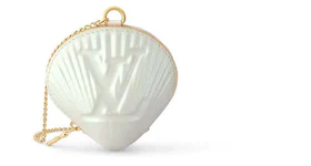 Louis Vuitton Shell Coin Purse White