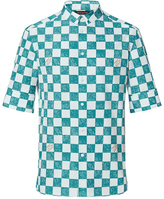 Louis Vuitton Short-Sleeved Damier Shirt Ocean Men's - FW21 - US