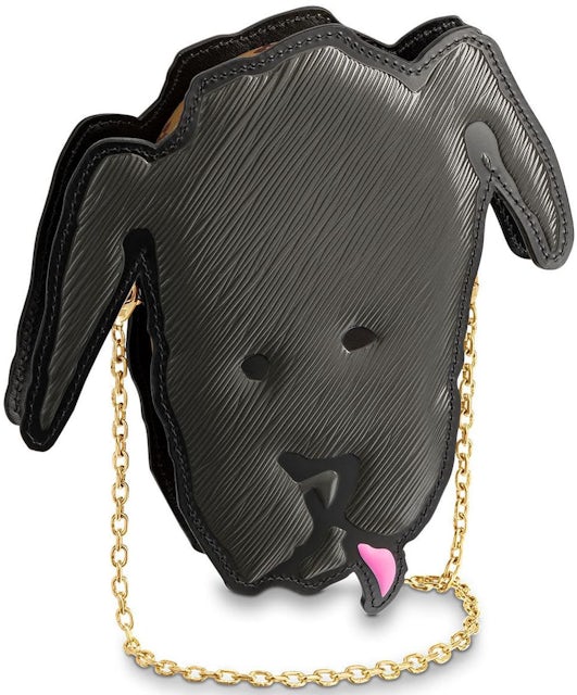 Louis Vuitton Catogram Black Epi Dog Bag Charm - A World Of Goods