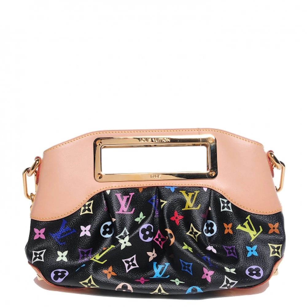 Louis Vuitton Shoulder Bag Judy Monogram Multicolor PM Noir Black