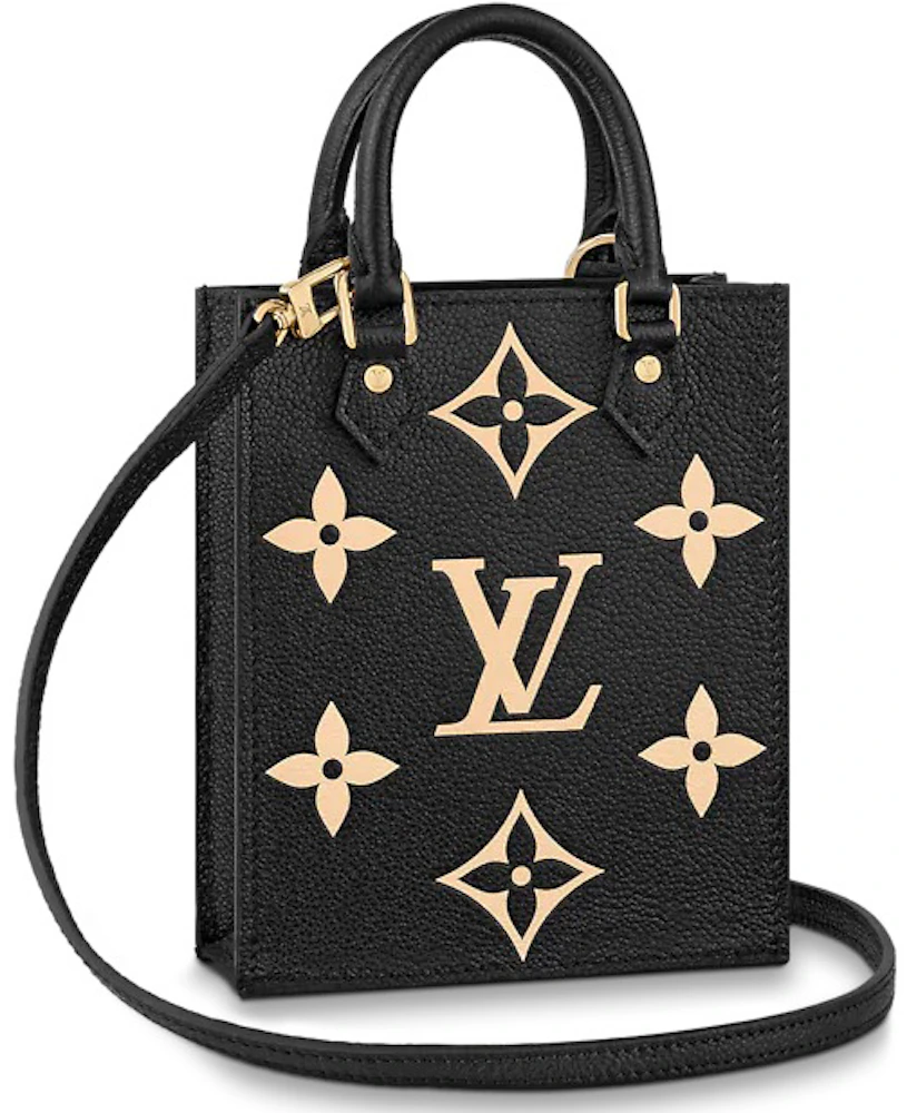 Louis Vuitton Black Mini Sac Plat