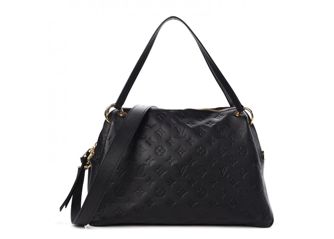 Louis Vuitton Sully PM Monogram Empreinte Leather Shoulder Bag Black
