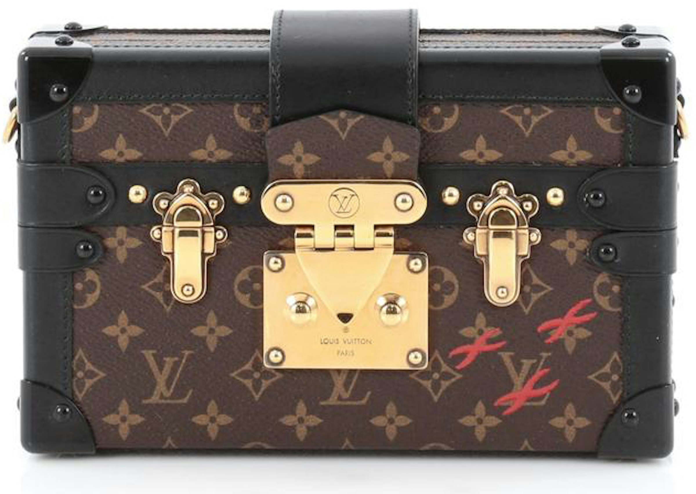 Louis Vuitton Malle Monogram Black/Brown in Canvas with -
