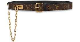 Louis Vuitton Signature Chain Belt Monogram 35MM Brown