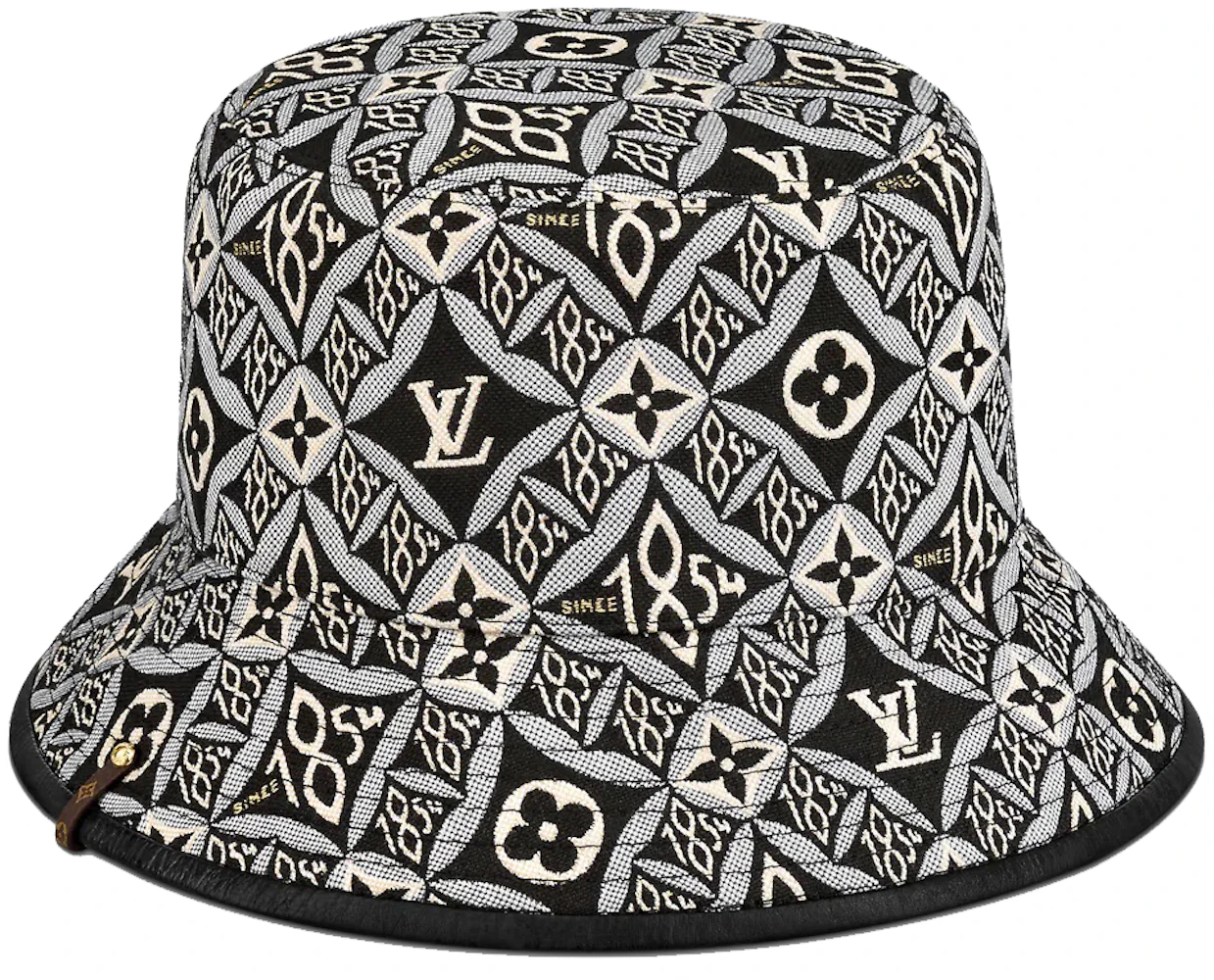 LOUIS VUITTON Jacquard Since 1854 Bucket Hat S Grey 1253774