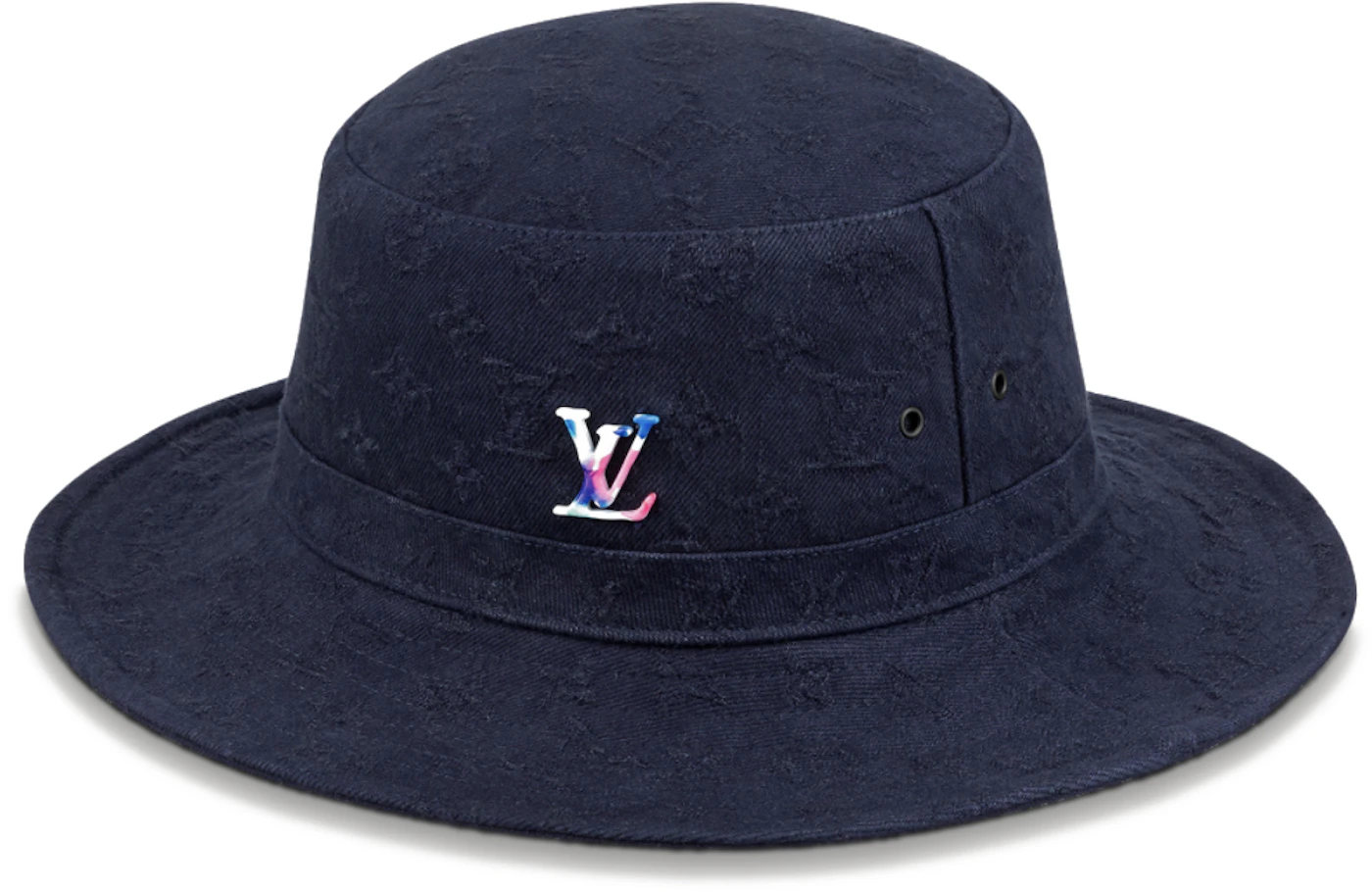Louis Vuitton Bucket Hat Monogram Watercolor Multicolor in Cotton - GB