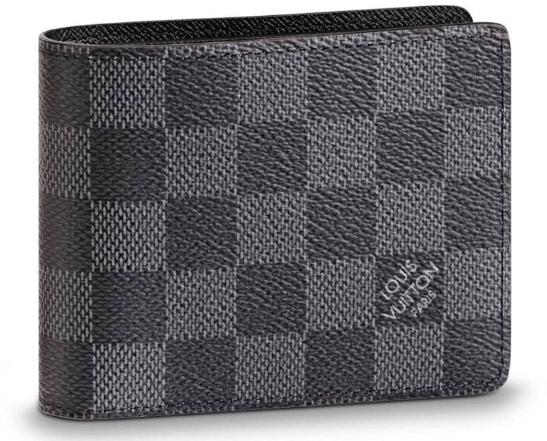Louis Vuitton Slender ID Wallet Damier Graphite Black/Gray in Coated Canvas/ Leather - US