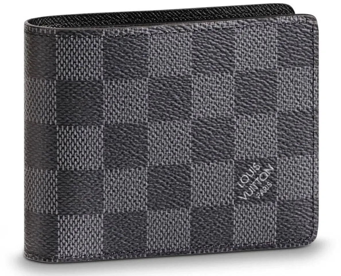 Louis Vuitton Slender ID Wallet Damier Graphite Black/Gray in Coated ...