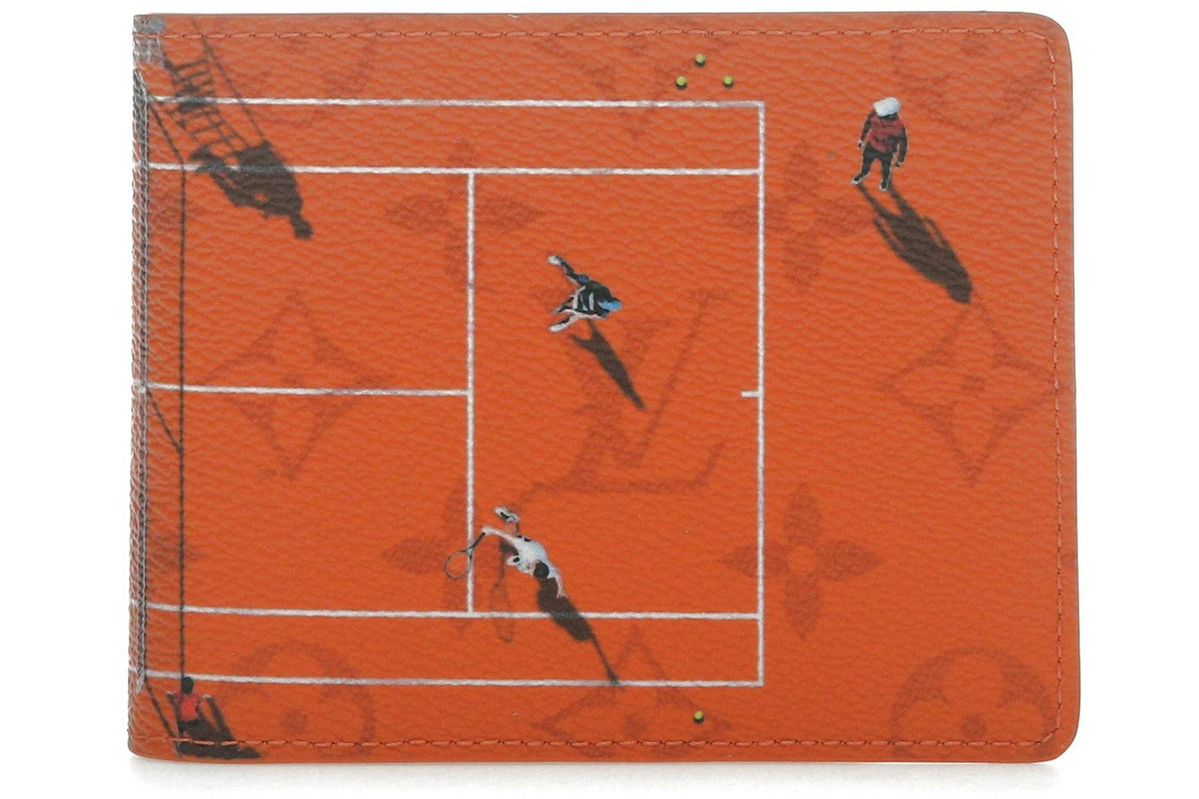 Louis Vuitton Tennis Slender Wallet Brick Red in Canvas - US