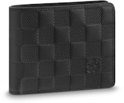 Louis Vuitton Slender Wallet Damier Graphite Blue in Coated Canvas - US