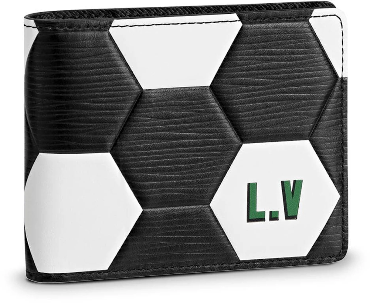 Louis Vuitton Black And White Hexagonal Epi Leather FIFA World Cup