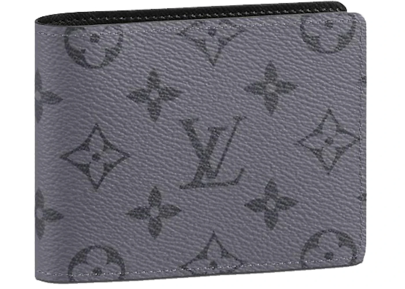 Louis Vuitton Slender Wallet Monogram Eclipse Reverse in Coated