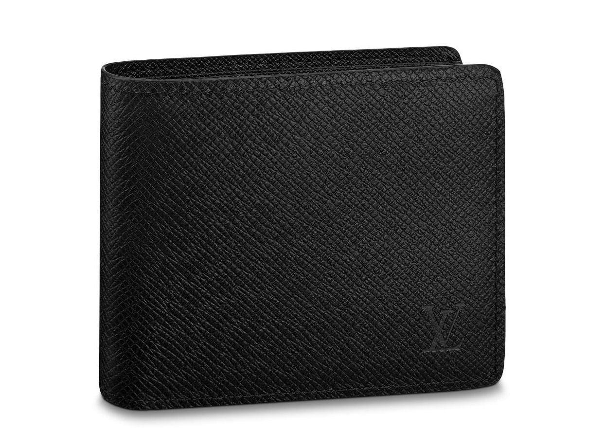 Louis Vuitton Coin Card Holder Wallet Black Graphite LV Monogram Taiga  Leather  CAMPRO CAPITAL