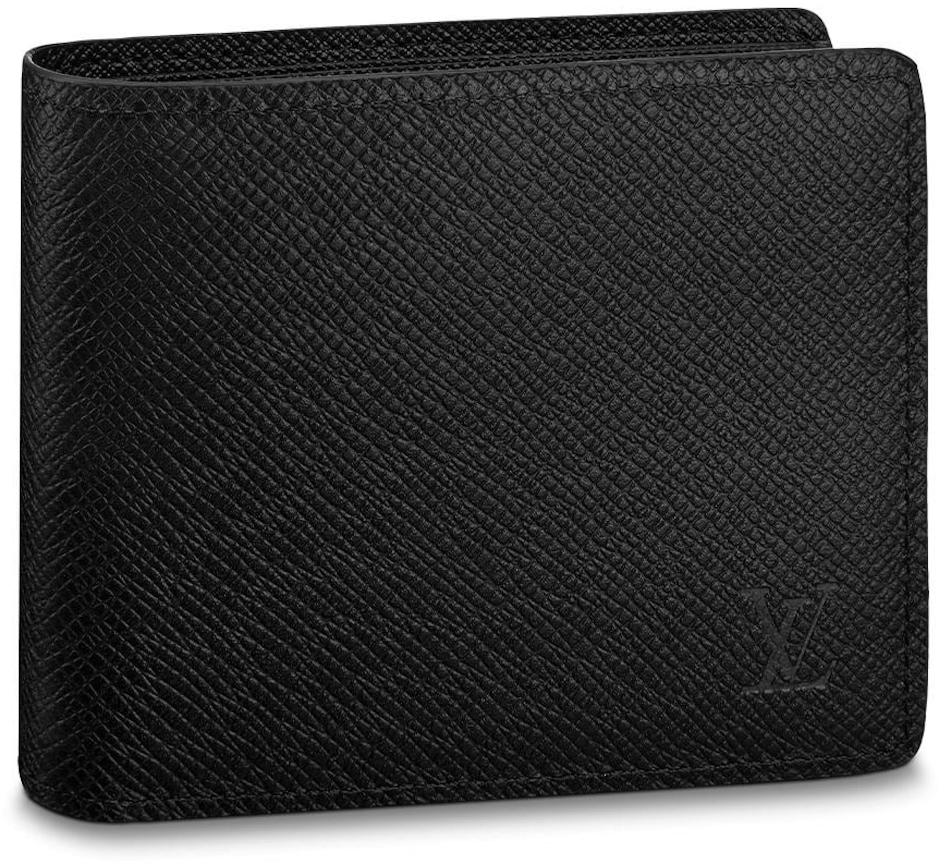 Louis Vuitton Slender Wallet Taiga Black in Taiga Leather - GB