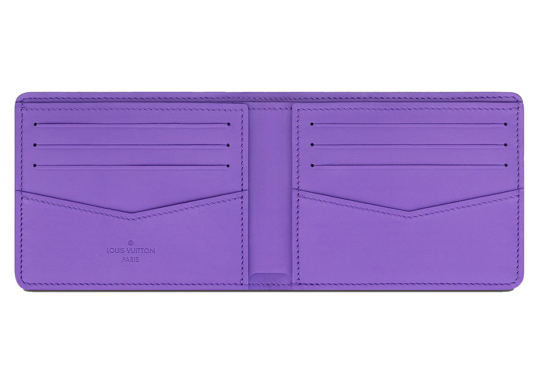 Louis Vuitton Slender Wallet Violet in Taurillon Calfskin Leather US