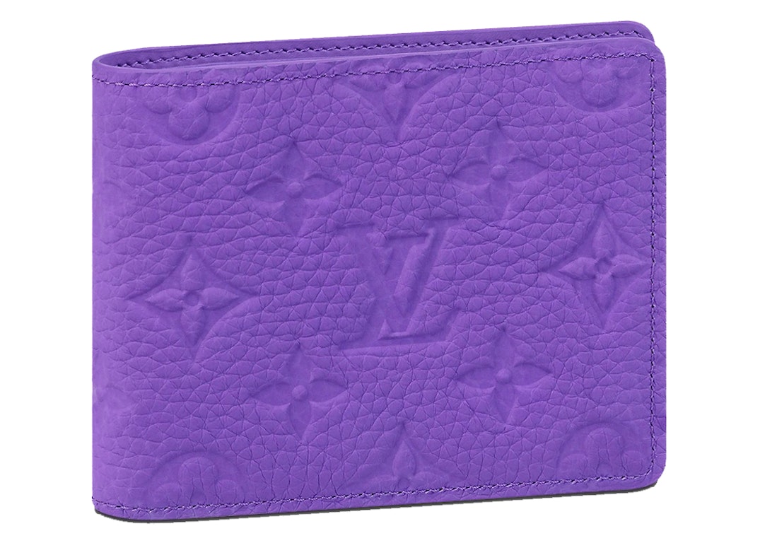 Pre-owned Louis Vuitton Slender Wallet Violet