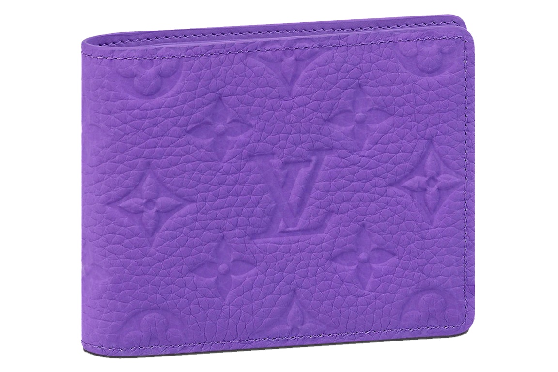 Pre-owned Louis Vuitton Slender Wallet Violet