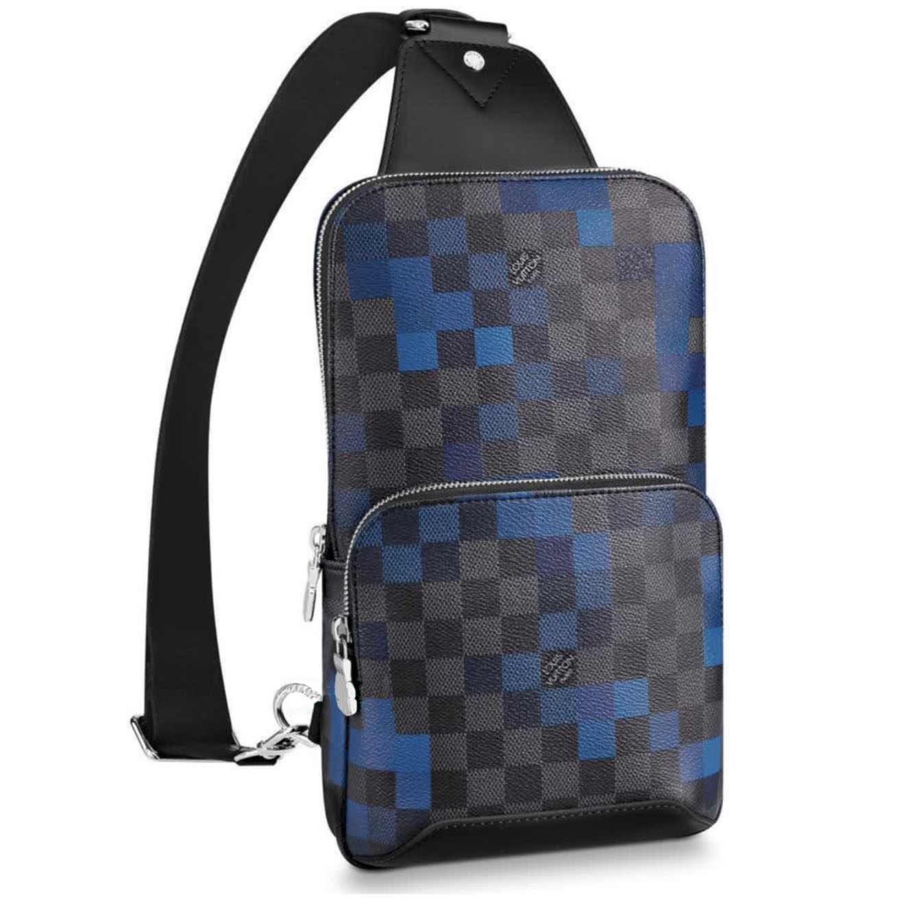 Louis Vuitton Sling Bag Avenue Damier Graphite Pixel Bleu