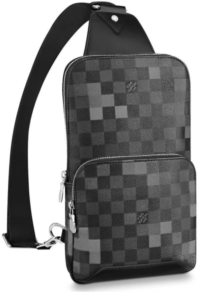 Louis Vuitton Avenue Sling Bag Damier Graphite in Coated Canvas/Fabric with  Silver-tone - US