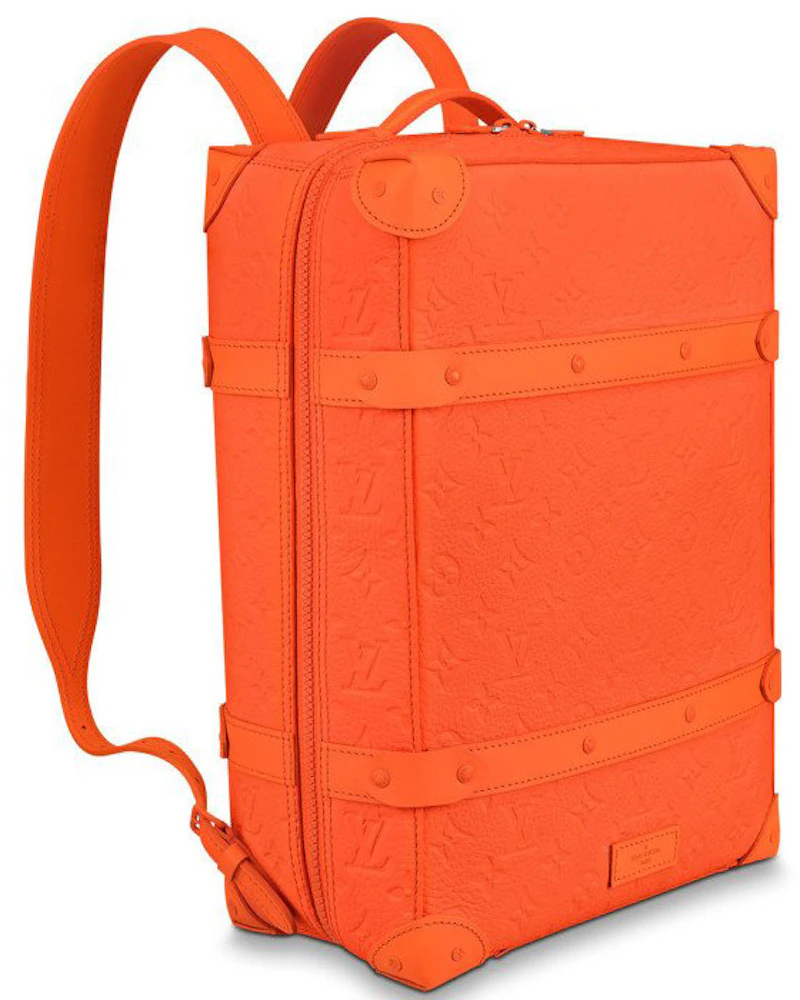 Louis Vuitton Soft Trunk Backpack Monogram MCA Orange in Taurillon Leather  with Orange - US