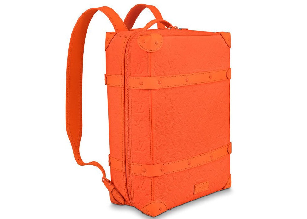 SOLD OUT Louis Vuitton Virgil Abloh Figures of Speech Orange Soft Trunk  Backpack at 1stDibs  orange louis vuitton backpack louis vuitton soft  trunk orange louis vuitton orange backpack