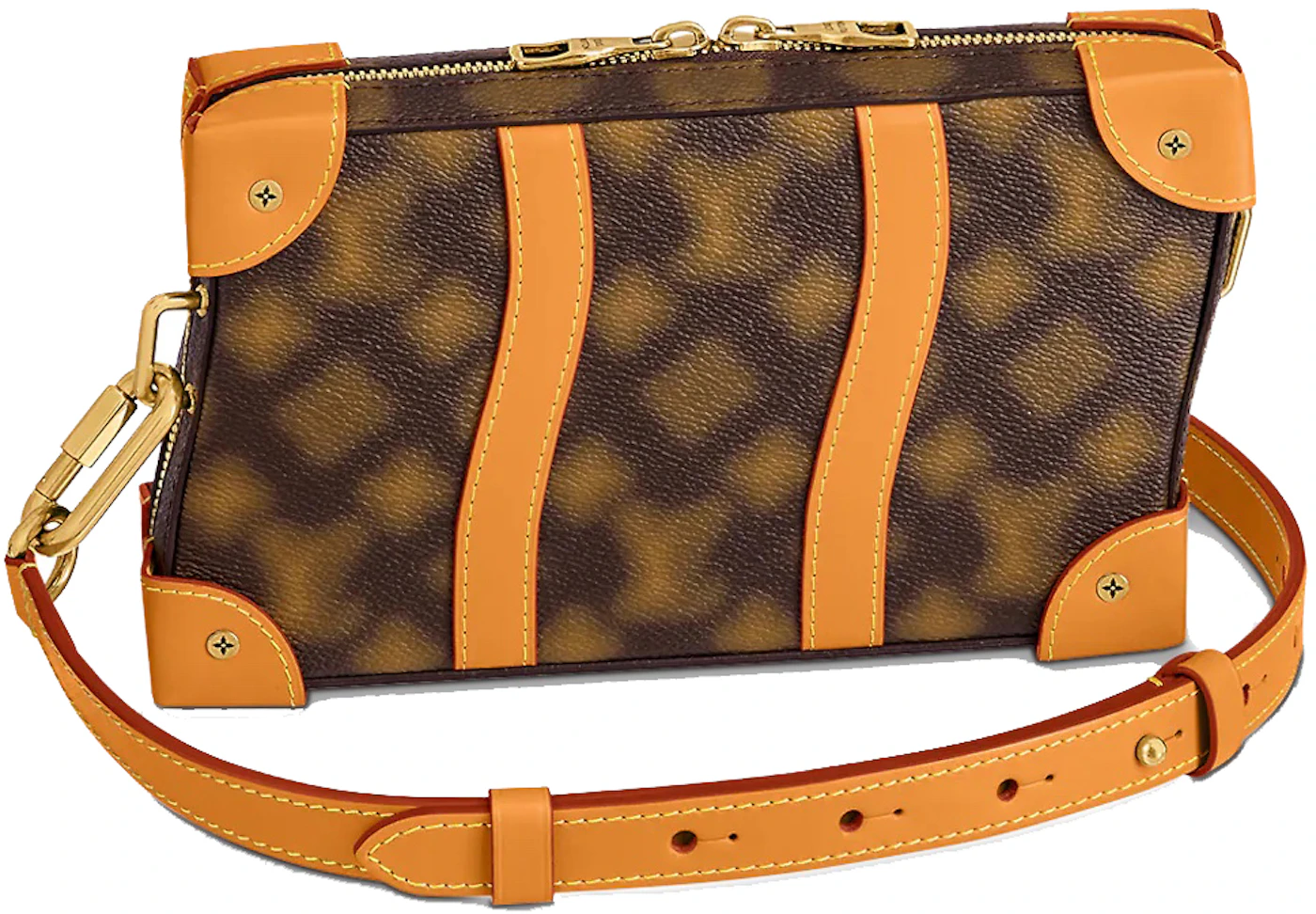 Louis Vuitton Soft Trunk Blurry Monogram Brown in Coated Canvas/Calfskin  Leather with Gold-tone - US