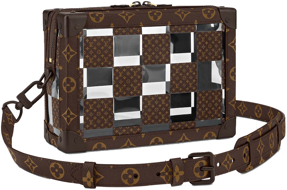 Louis Vuitton Soft Trunk Brown/Clear in Coated Canvas/PVC with