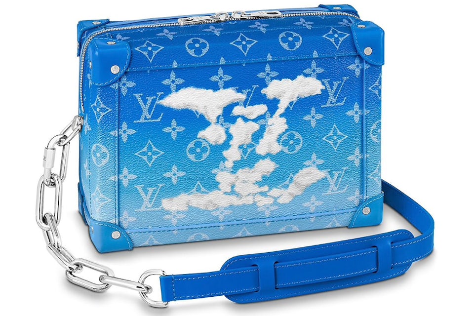 Louis Vuitton Soft Trunk Clouds Monogram Blue in Coated Canvas with  Silver-tone - US