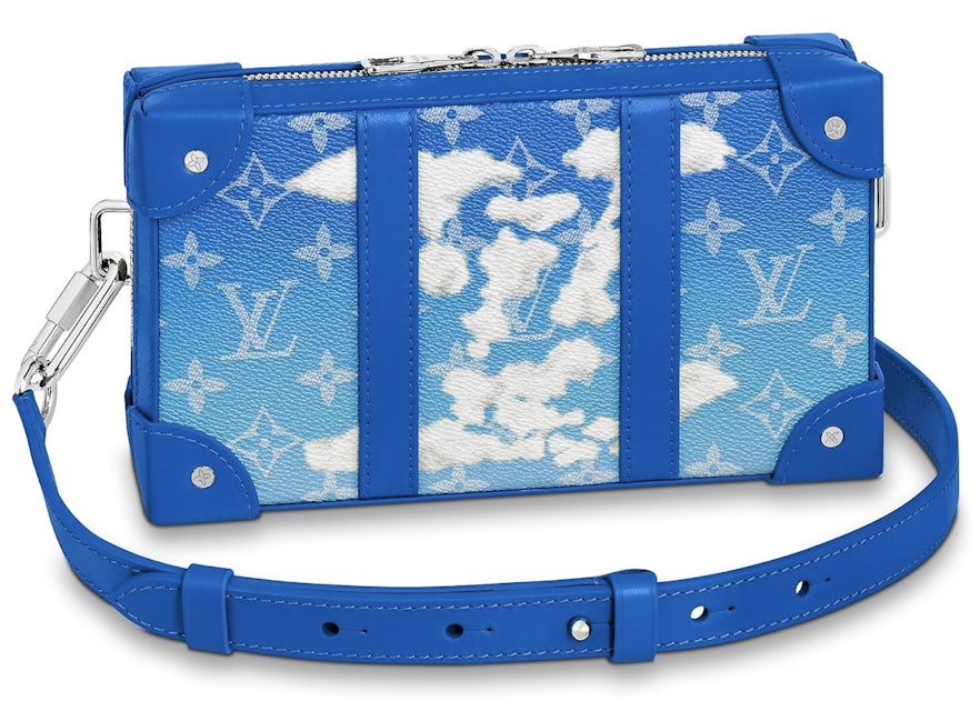 LOUIS VUITTON Soft Trunk Monogram Clouds Crossbody Bag Blue - 25% OFF