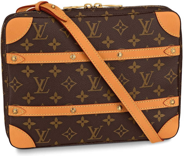 Louis Vuitton Duffle Bag Monogram Time Trunk Brown Multicolor in