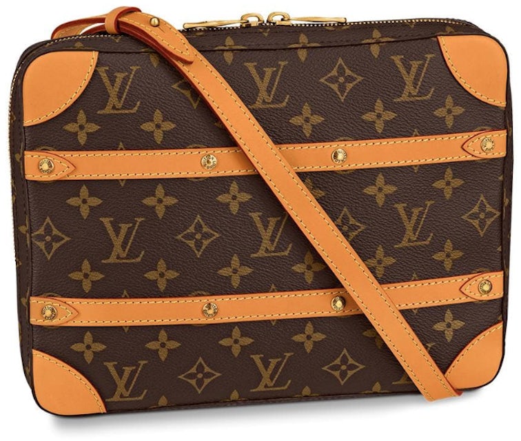 Louis Vuitton Soft Trunk Messenger Monogram PM Brown in Canvas/Leather with  Gold-tone - US