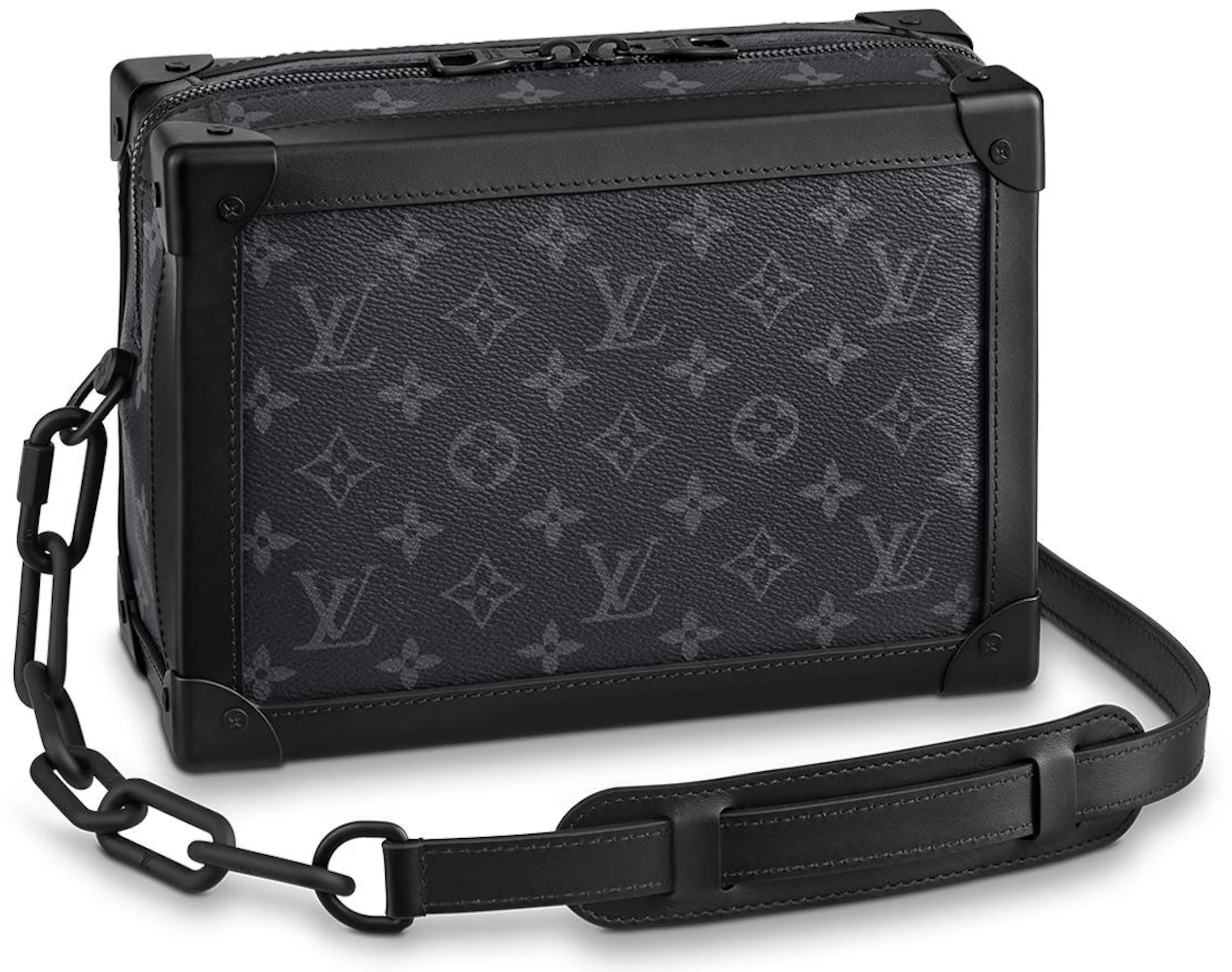 Louis Vuitton Soft Trunk Monogram Mesh Black in Mesh/Leather with Matte  Black - US