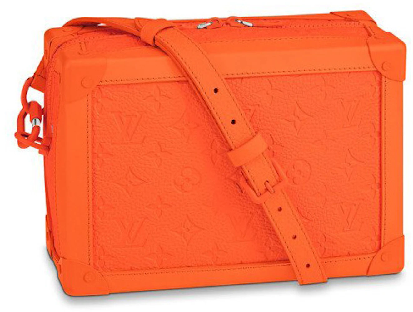 Louis Vuitton Handle Soft Trunk Taurillon Monogram Orange in Cowhide  Leather with Silver-tone - US