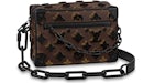 Louis Vuitton Mini Soft Trunk Monogram Tuffetage Black
