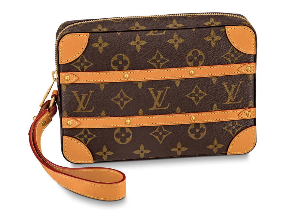 Louis Vuitton Soft Trunk Pouch Monogram Brown in Canvas/Leather 