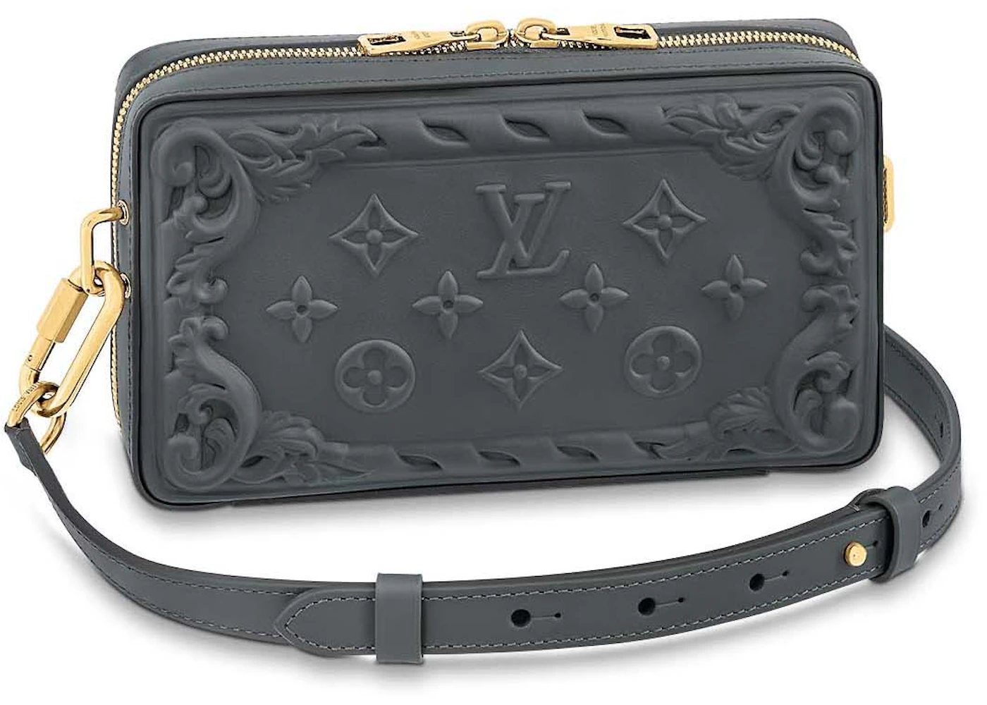 Louis Vuitton Soft Trunk Wearable Wallet Dark Shadow Gray in