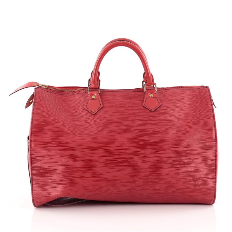 Louis Vuitton Speedy Epi Without Accessories 35 Red in Leather