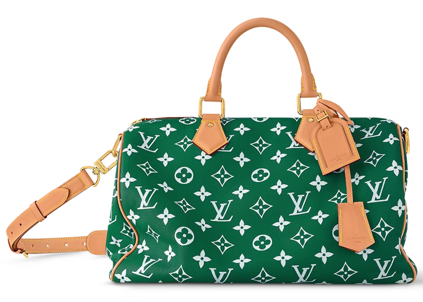 Louis Vuitton Speedy Monogram 40 Brown in Coated Canvas/Leather 