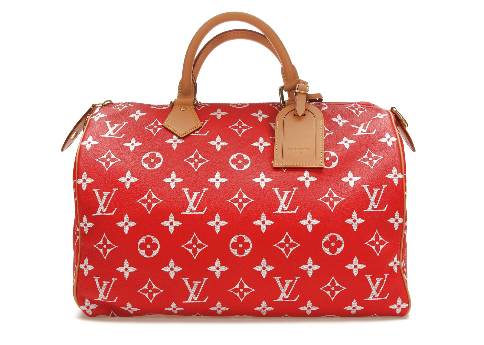 Louis Vuitton Speedy P9 Bandoulière 40 Monogram Leather Red in ...