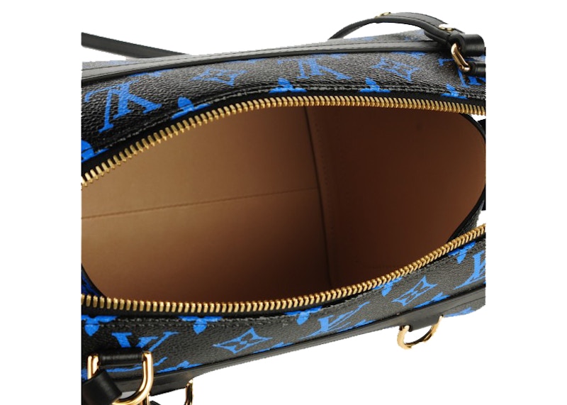 Louis Vuitton Speedy Amazon Monogram PM Black/Blue in Coated Canvas